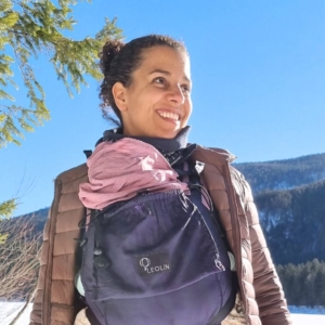 Leolin Mini powder purple Winterbild