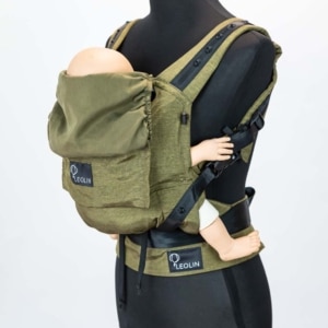 Babytrage Leolin Mini Olive Melange