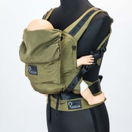 Babytrage Leolin Mini Olive Melange