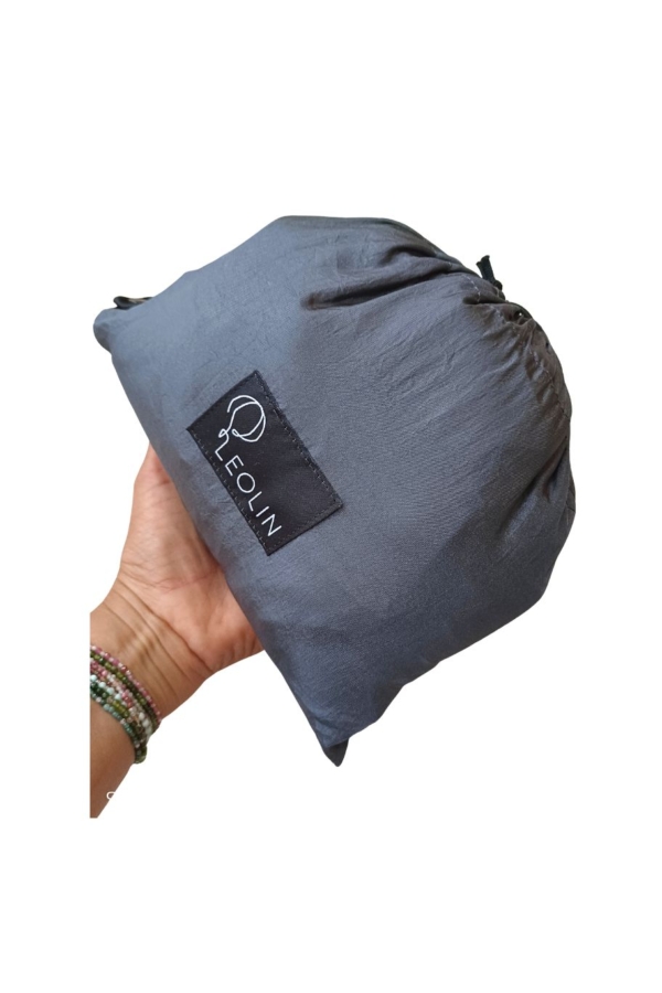 Babytrage Mini Grau schwarz