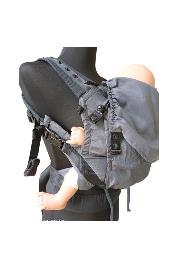 Babytrage Mini - Grey / Black